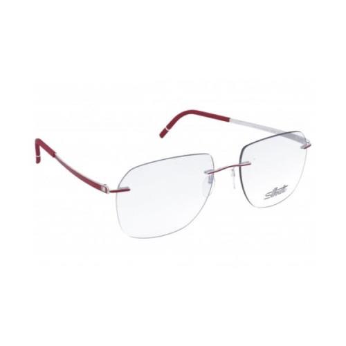 Silhouette Ikoniska Originalglasögon med 3-års Garanti Red, Unisex