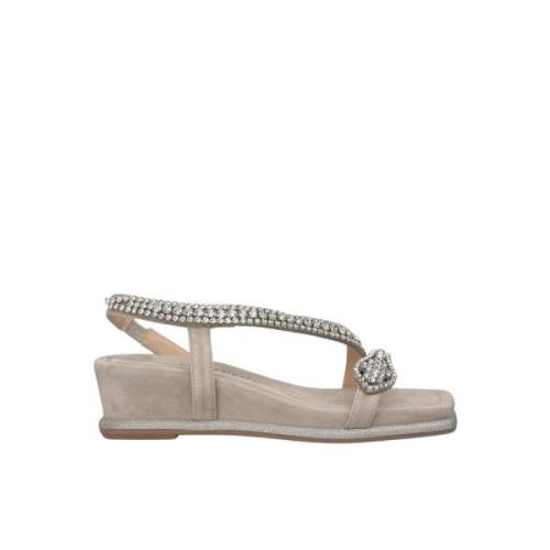 Alma EN Pena Orm Kil Sandal med Smycken Gray, Dam