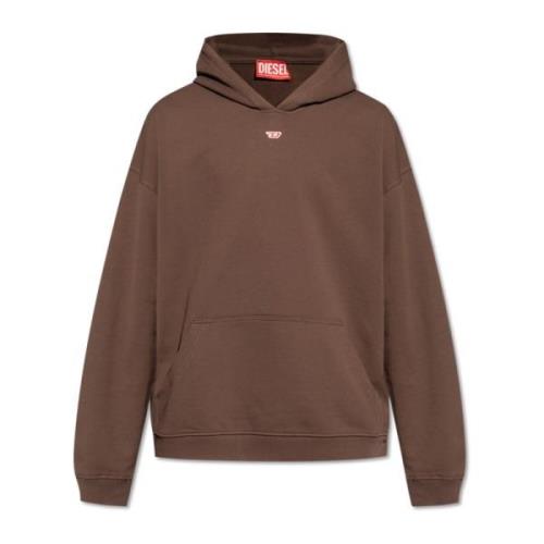 Diesel Hoodie S-Boxt-Hood-D Brown, Herr