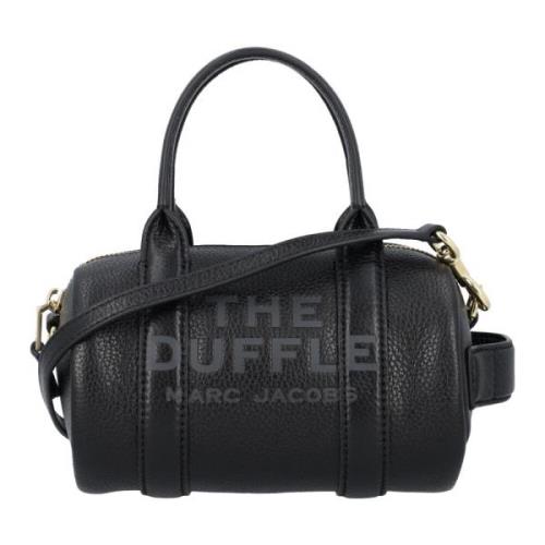 Marc Jacobs Svart Läder Mini Duffleväska Black, Dam