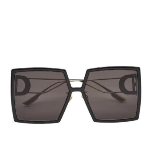 Dior Vintage Pre-owned Acetat solglasgon Black, Dam