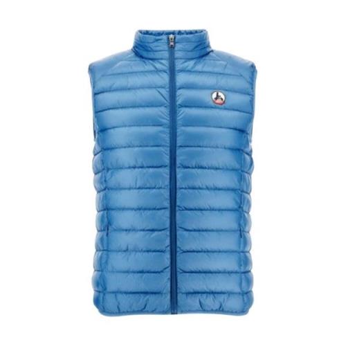 Jott Ärmlös Puffer Vest - Bara över toppen Blue, Herr