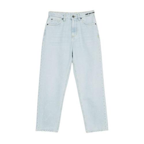 Twinset Barrel Jeans Ljus Denim Blue, Dam