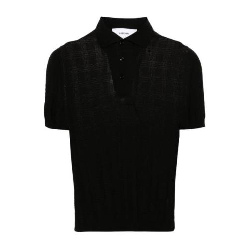 Lardini Svarta T-shirts och Polos Black, Herr