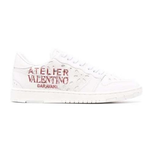 Valentino Garavani Vita Läder Sneakers Aw23 White, Herr