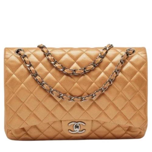 Chanel Vintage Pre-owned Laeder chanel-vskor Orange, Dam