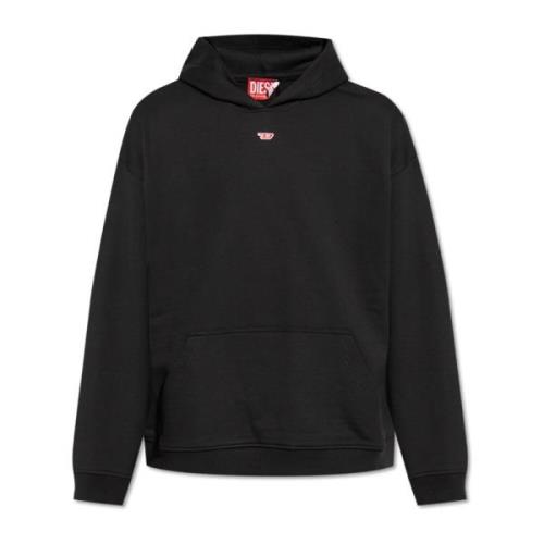 Diesel Hoodie 'S-BOXT-Hood-D' Black, Herr