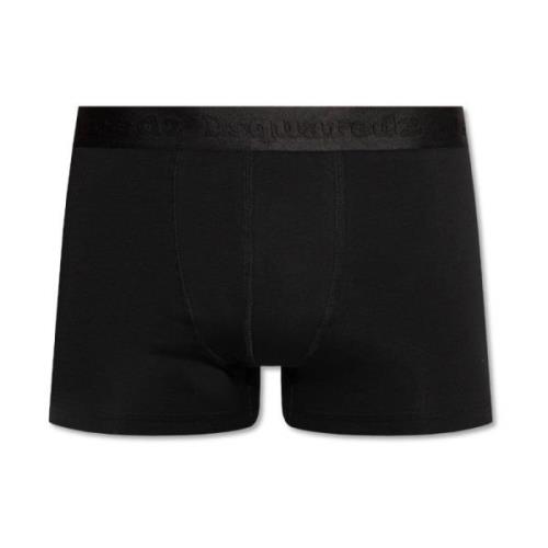 Dsquared2 Boxershorts med logotyp Black, Herr