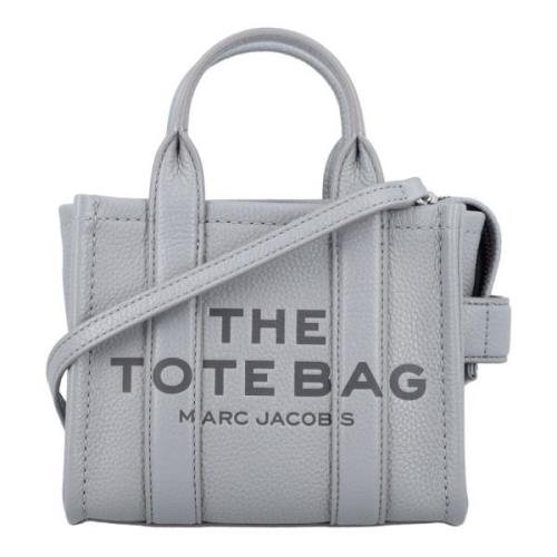 Marc Jacobs Varggrå Mini Tote Läder Väska Gray, Dam