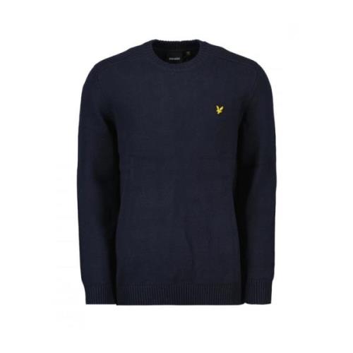 Lyle & Scott Navy Blue Pullover Sweater Herr Blue, Herr