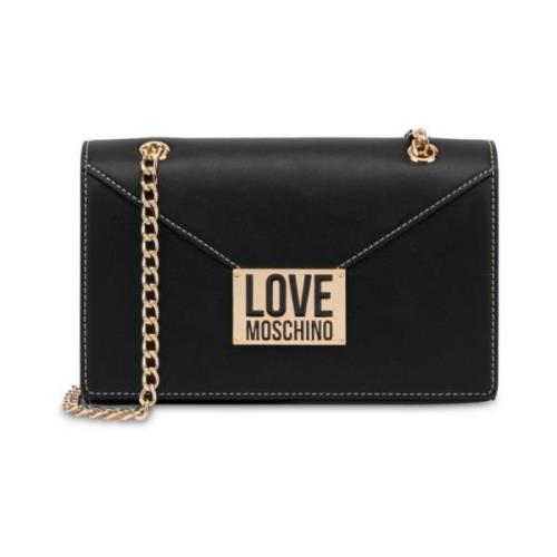 Love Moschino Svarta väskor för stiliga fashionistas Black, Dam