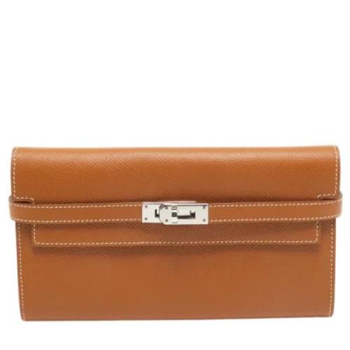 Hermès Vintage Pre-owned Laeder handvskor Brown, Dam