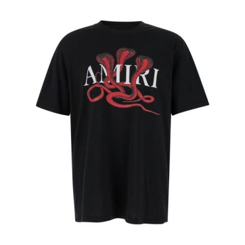 Amiri Snake Tee Jersey Svart T-shirts Polos Black, Herr
