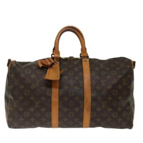 Louis Vuitton Vintage Pre-owned Canvas resvskor Brown, Dam