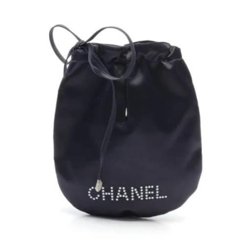 Chanel Vintage Pre-owned Nylon necessrer Black, Dam