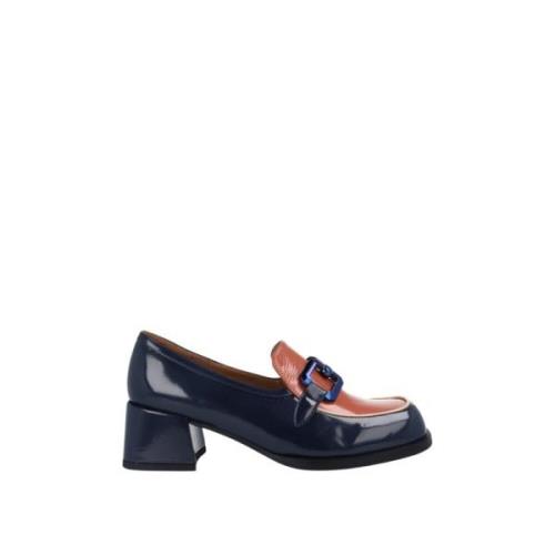 Noa Harmon Vegan Patent Loafer i Navy/ Multicolor, Dam