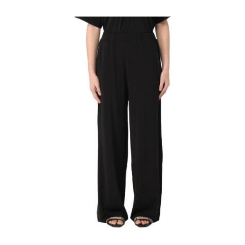 Max Mara Svarta Palazzo Breda Ben Strandbyxor Black, Dam