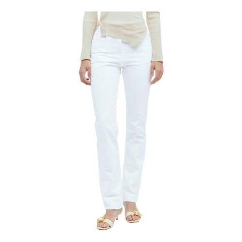 Jacquemus Garment-Dyed Denim Jeans White, Dam