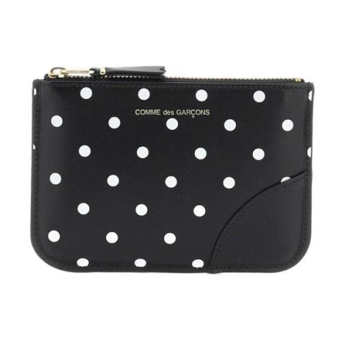 Comme des Garçons Polka Dot Läder Plånbok Black, Herr