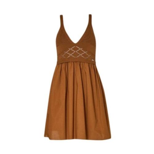 Liu Jo Short Dresses Brown, Dam