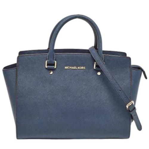 Michael Kors Pre-owned Pre-owned Laeder totevskor Blue, Dam