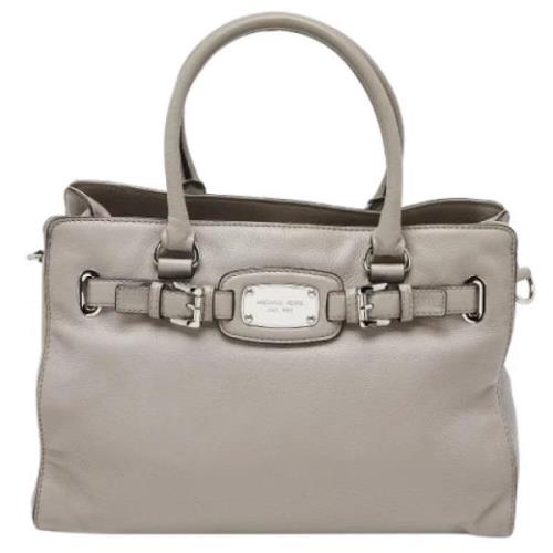 Michael Kors Pre-owned Pre-owned Laeder totevskor Gray, Dam