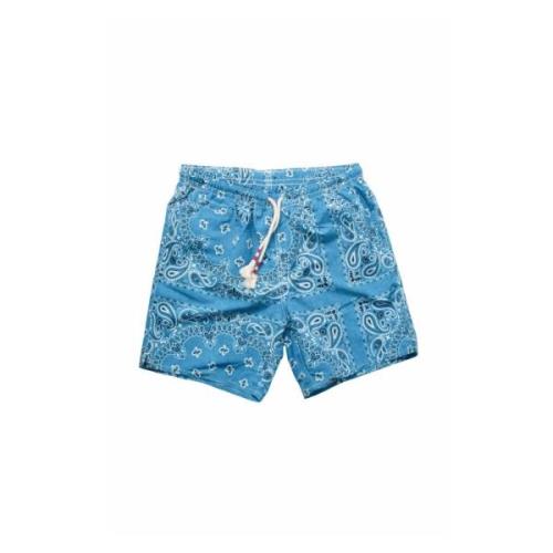 MC2 Saint Barth Bandanna Badshorts Blue, Herr