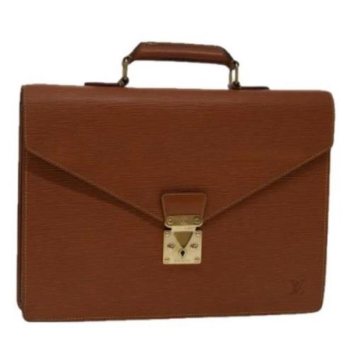 Louis Vuitton Vintage Pre-owned Laeder handvskor Brown, Dam