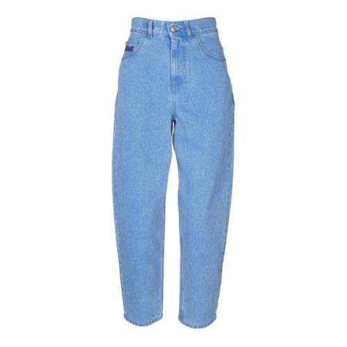 Marni Blå Straight Leg Jeans Aw24 Blue, Dam