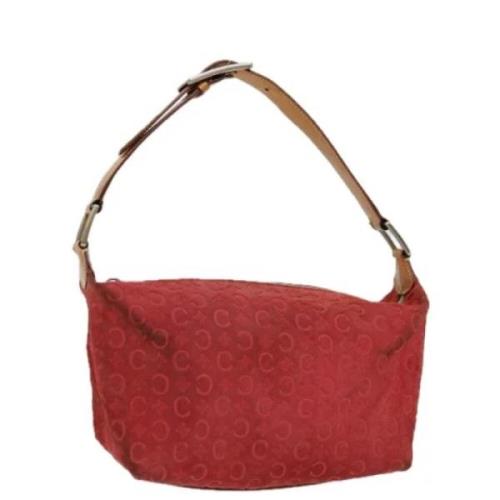 Celine Vintage Pre-owned Canvas celine-vskor Red, Dam