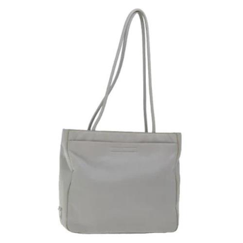 Prada Vintage Pre-owned Nylon totevskor Gray, Dam