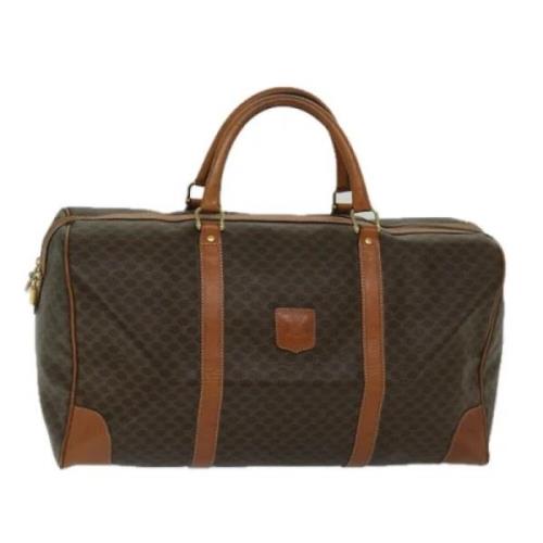 Celine Vintage Pre-owned Laeder handvskor Brown, Dam