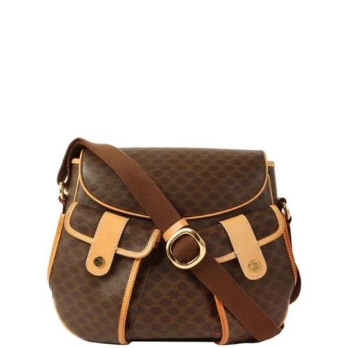 Celine Vintage Pre-owned Canvas celine-vskor Brown, Dam