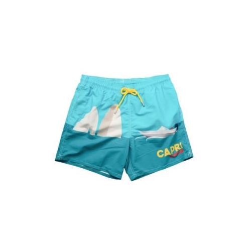 MC2 Saint Barth Capri Swimshorts Blue, Herr