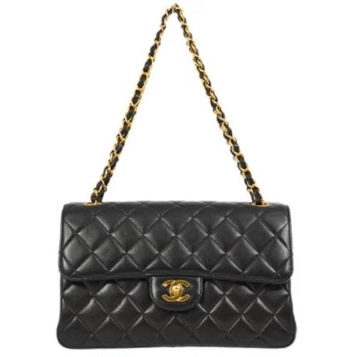 Chanel Vintage Pre-owned Laeder axelremsvskor Black, Dam