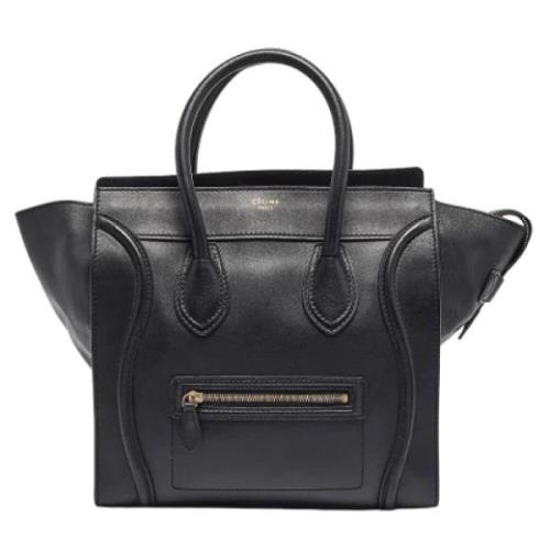 Celine Vintage Pre-owned Laeder totevskor Black, Dam