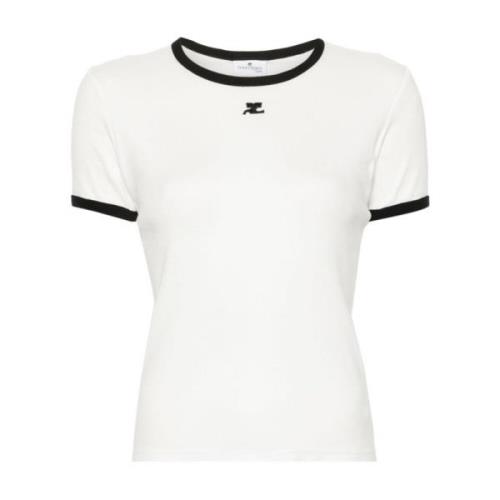 Courrèges Stiliga T-shirts och Polos White, Dam
