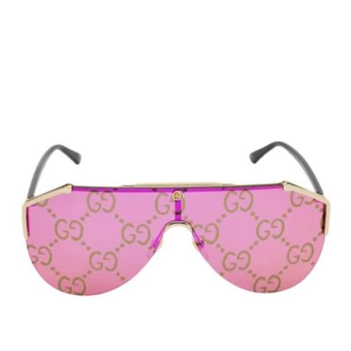 Gucci Vintage Pre-owned Acetat solglasgon Pink, Dam