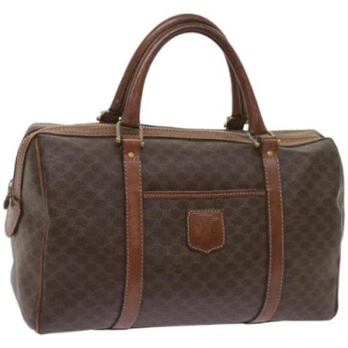 Celine Vintage Pre-owned Laeder handvskor Brown, Dam