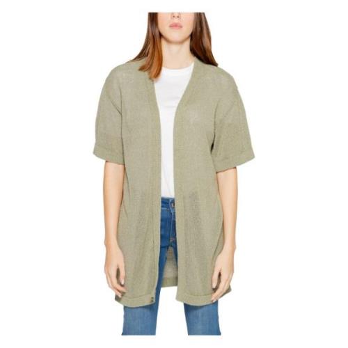 Jacqueline de Yong Öppen Kimono Cardigan Vår/Sommar Kollektion Green, ...