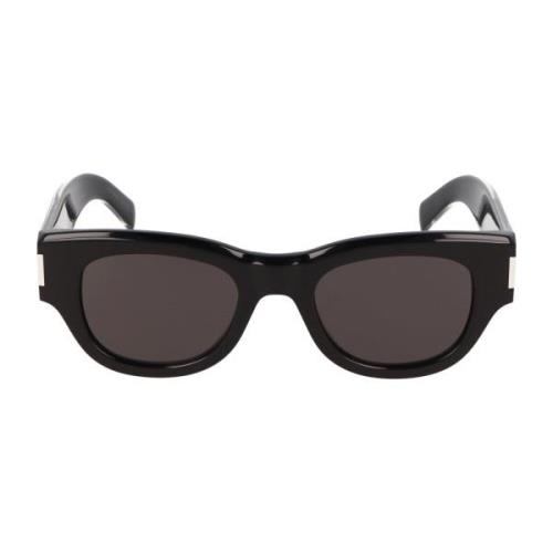 Saint Laurent Fyrkantig Ram Solglasögon SL 573 Black, Unisex