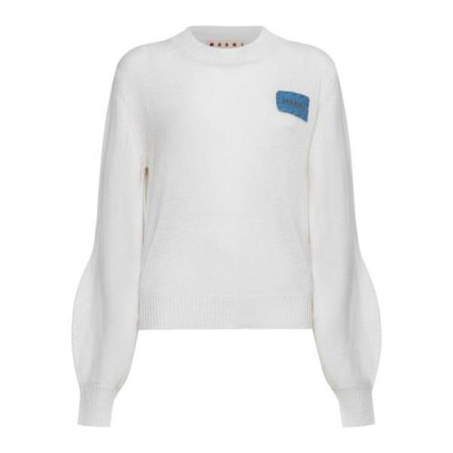 Marni Fashionable Sweater Picks White, Dam
