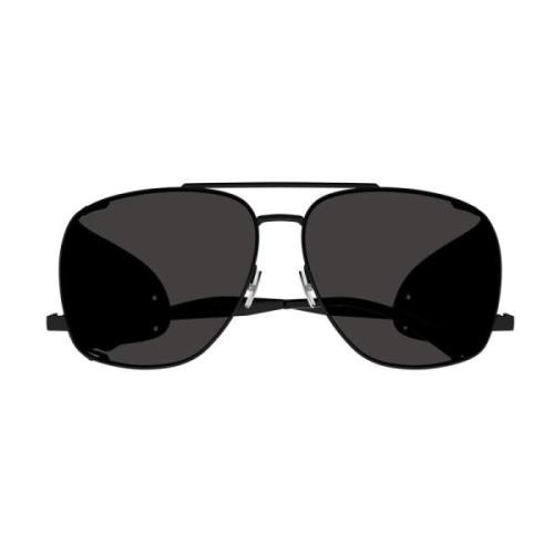 Saint Laurent Aviator Style Solglasögon Black, Dam