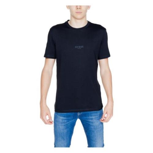 Guess Herr T-shirt Höst/Vinter Kollektion Black, Herr