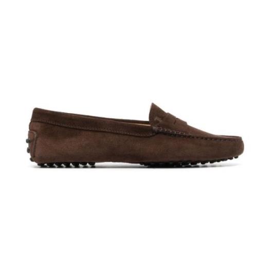 Tod's Platta Skor för Kvinnor Brown, Dam