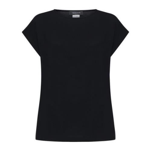 Fabiana Filippi Svart Topp Elegant Stil Black, Dam