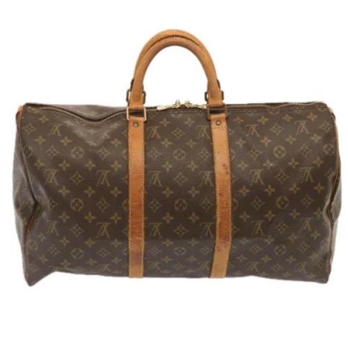 Louis Vuitton Vintage Pre-owned Canvas resvskor Brown, Dam