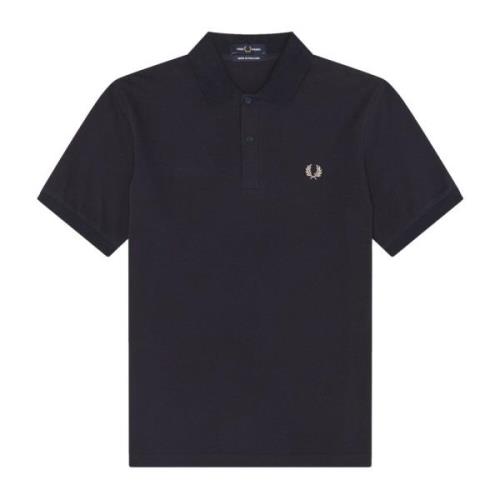 Fred Perry Original Plain Polo Navy / Light Oyster Blue, Herr