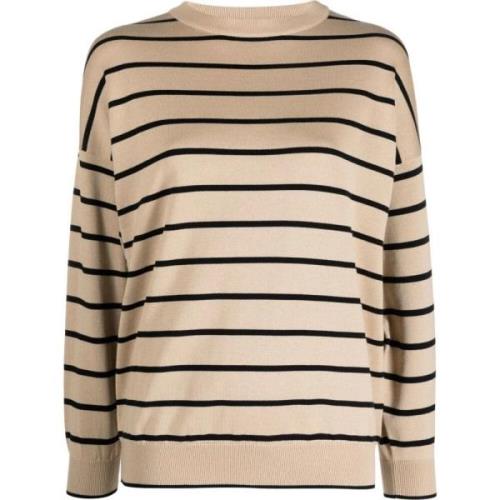 Lorena Antoniazzi Blå Stickad Choker Sweater Casual Stil Multicolor, D...