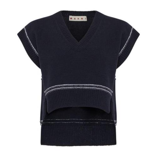 Marni Snygga Sweaters Blue, Dam